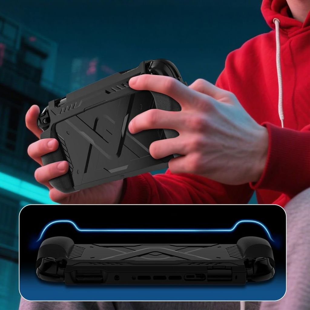 Tech-Protect Carbonox cover til Nintendo Switch 2 - Sort
