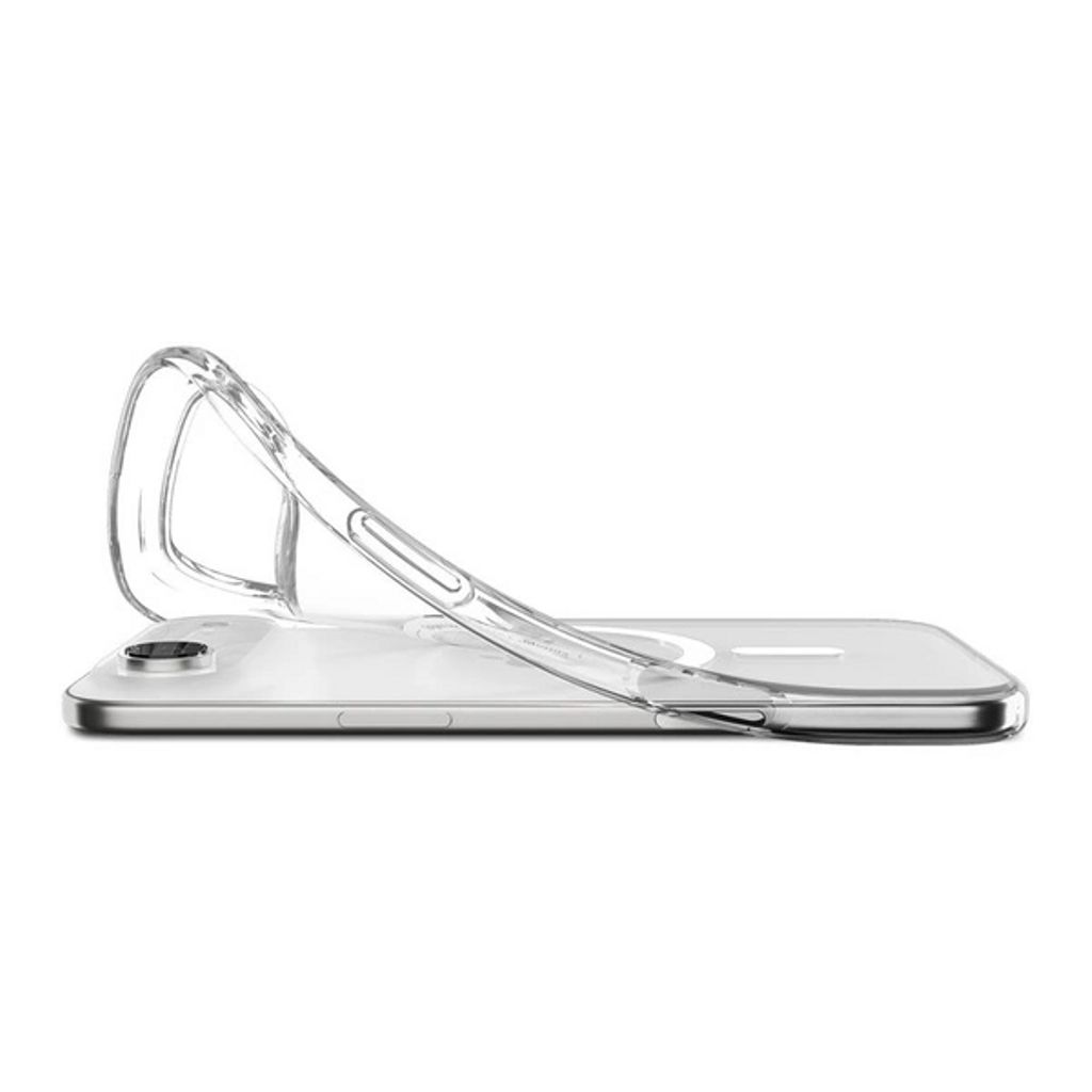 Spigen Liquid Crystal MagSafe Cover till iPhone Air - Gennemsigtig/Hvid
