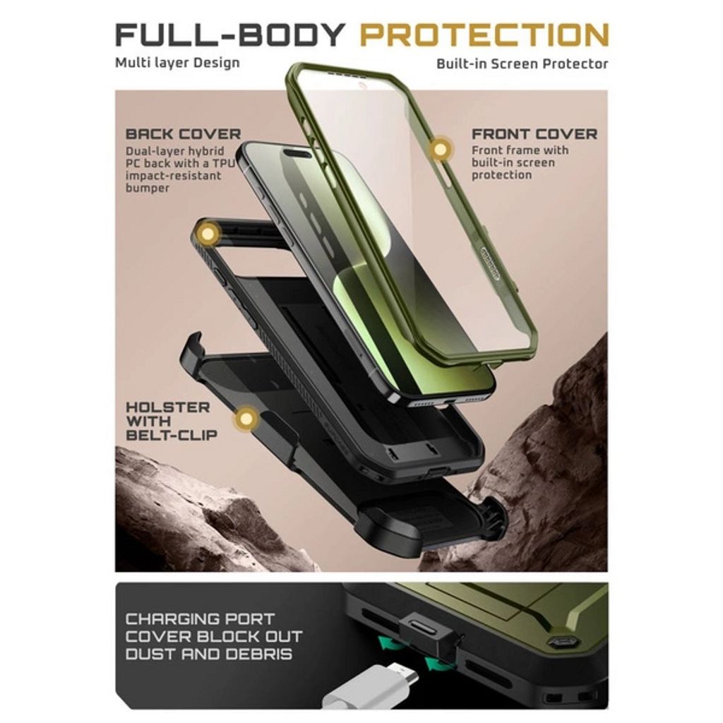 Supcase UB Pro Skal till iPhone Air - Grön