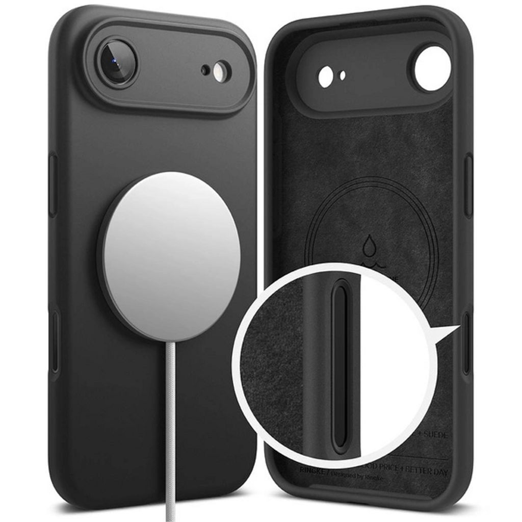 Ringke Silicone Magnetic MagSafe Deksel till iPhone Air - Svart