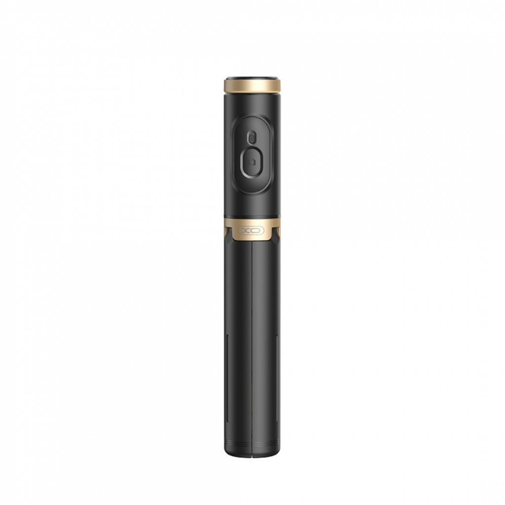 XO Design SS14 Bluetooth Selfiestang med stativ og fjernkontroll, 72 cm – svart