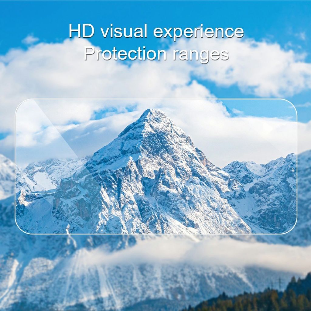 AMORUS iPhone 17 Pro Skärmskydd 2.5D 9H Aluminium-silikonglas