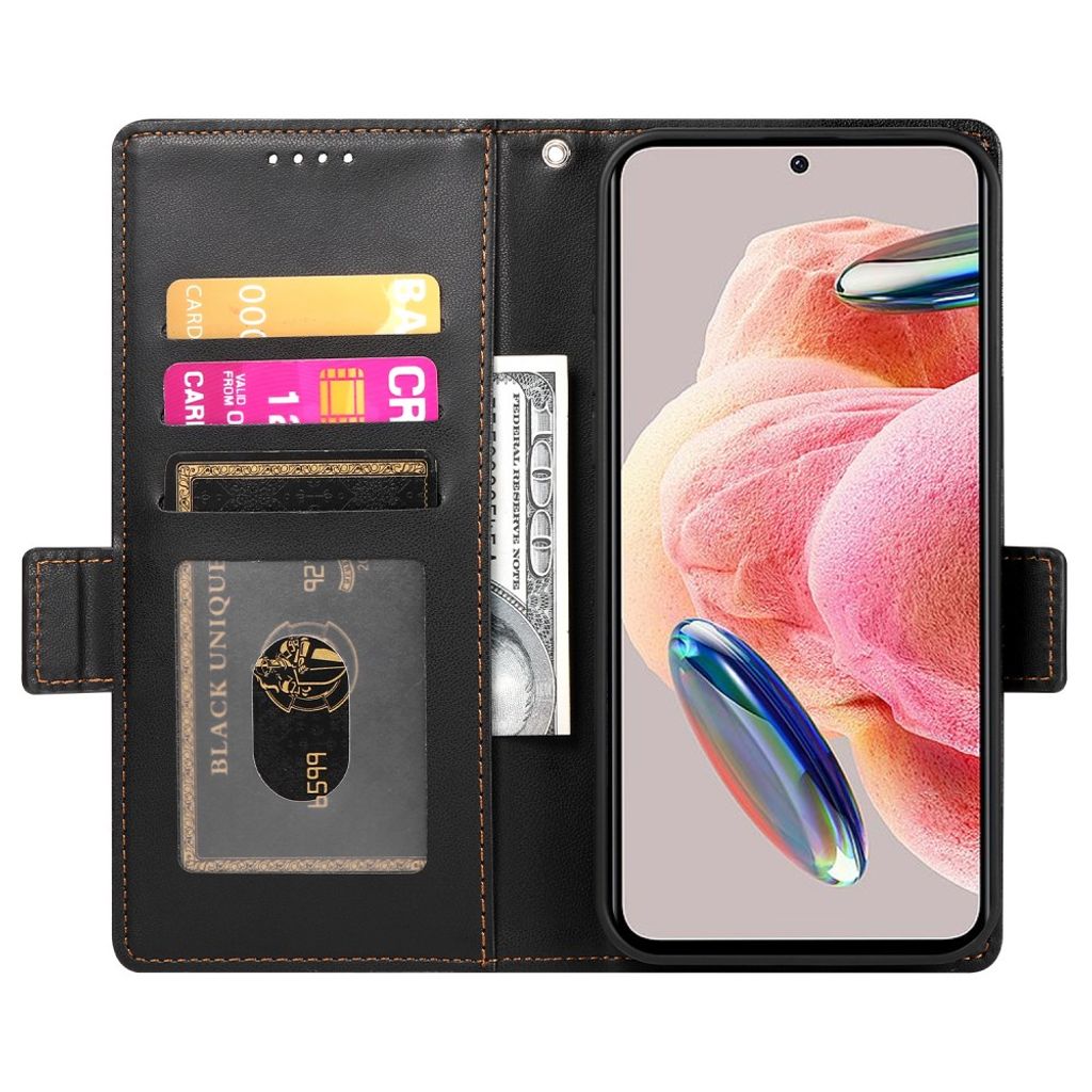 Xiaomi 17T Pro Plånboksfodral i PU-läder - Svart