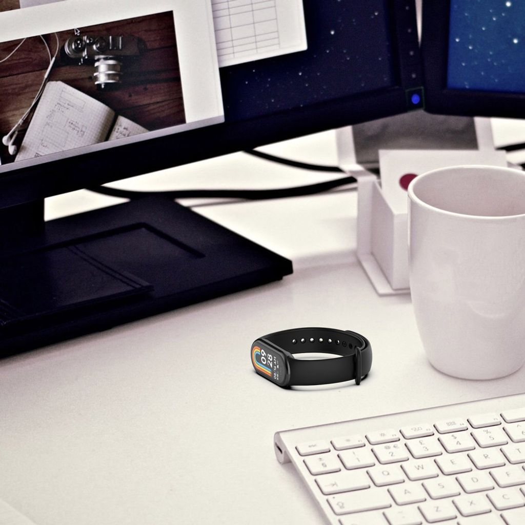Xiaomi Smart Band 9 NFC/9/8 NFC/8 Silikone Urrem - Sort