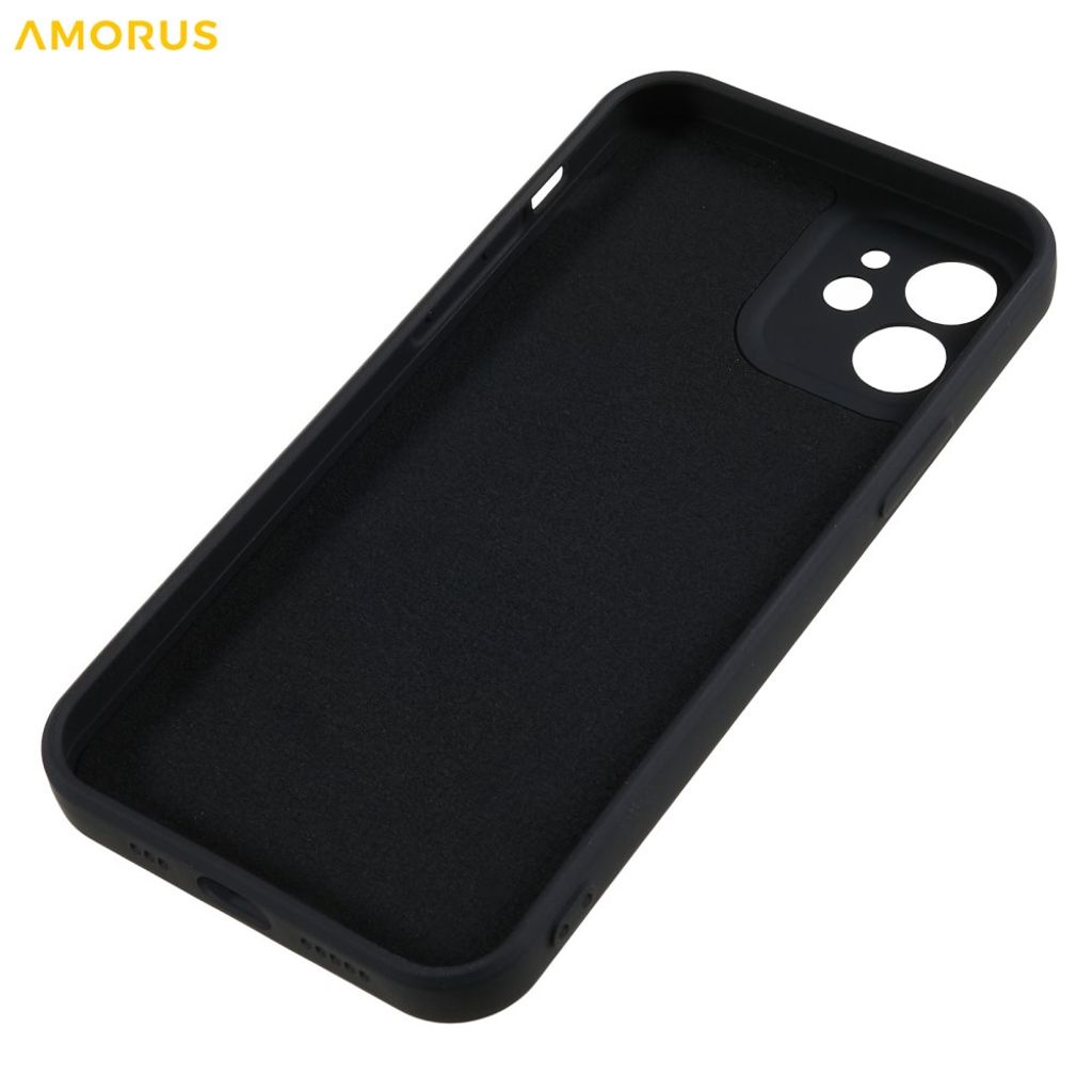 AMORUS iPhone 12 TPU Skal - Svart