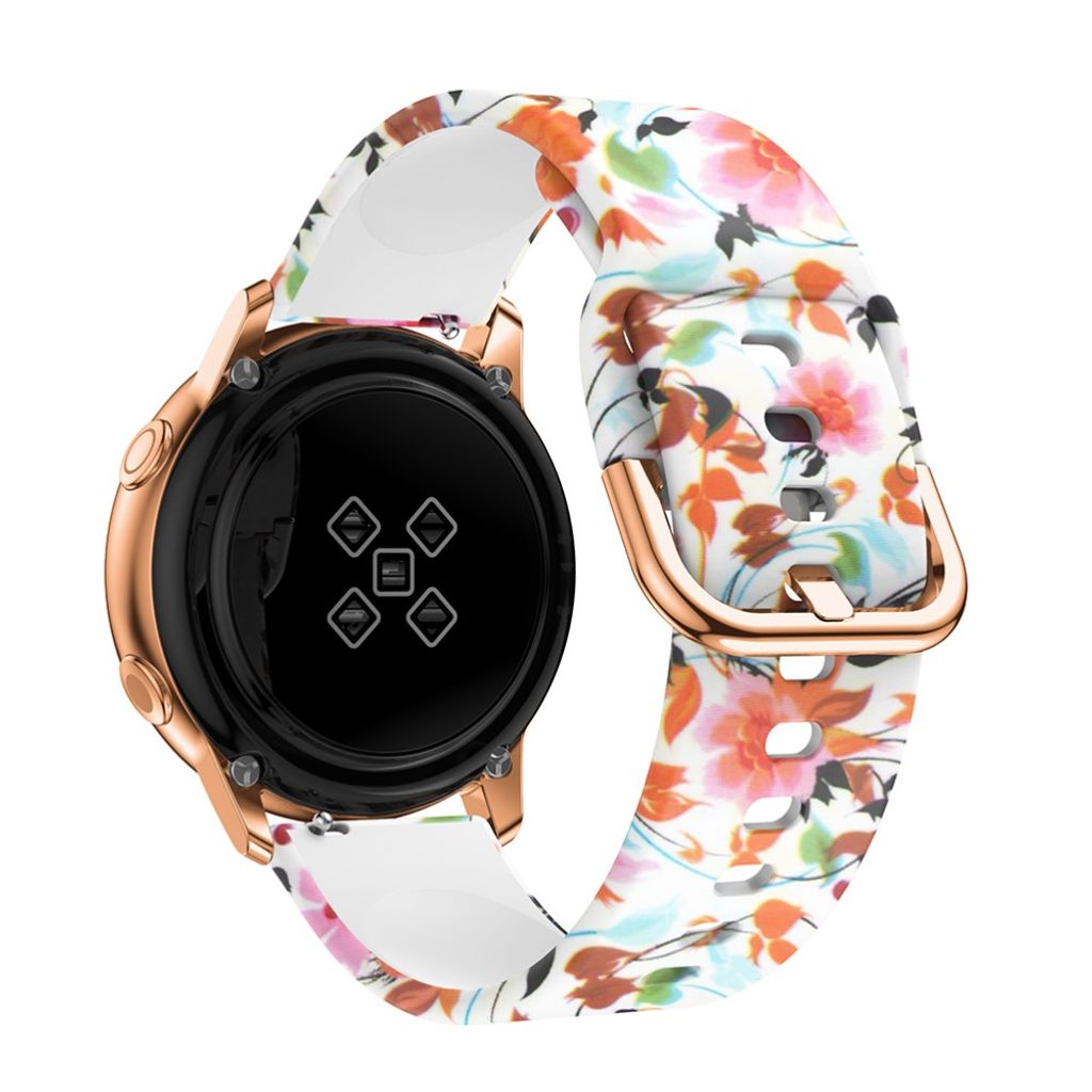 Samsung Gear S3 Frontier/Classic m.fl. Klockarmband med Tryck - Blommor