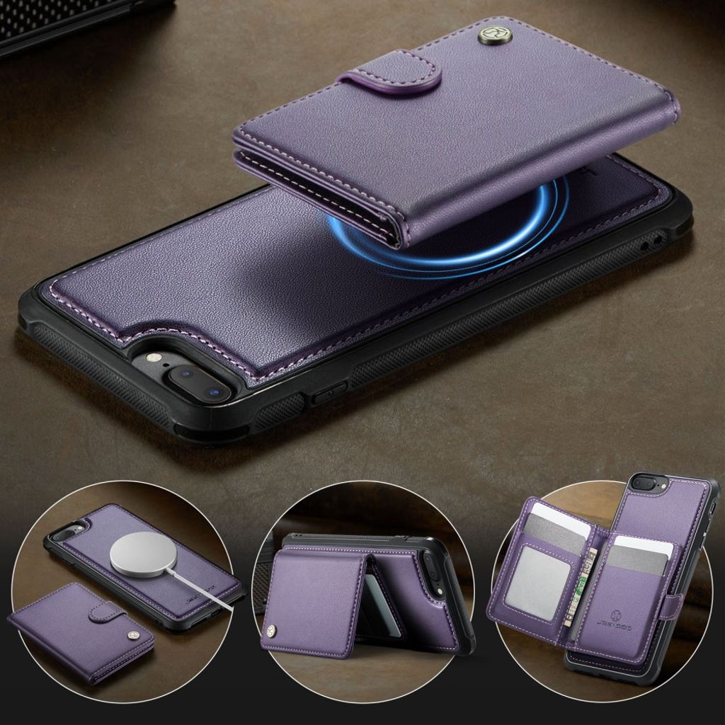 JEEHOOD iPhone 7 Plus / 8 Plus Cover med MagSafe - Lilla