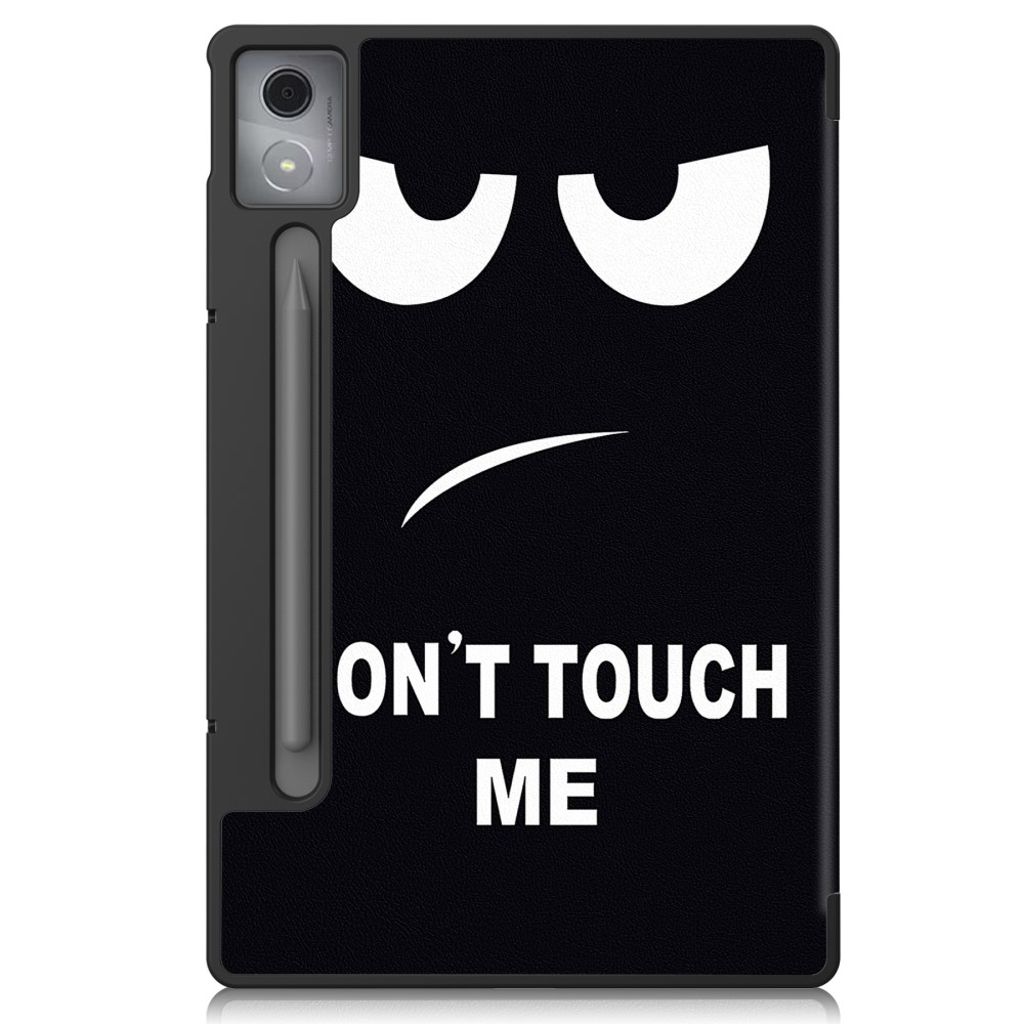 Lenovo Idea Tab Pro Etui Med Mønster og Stativ - Svart