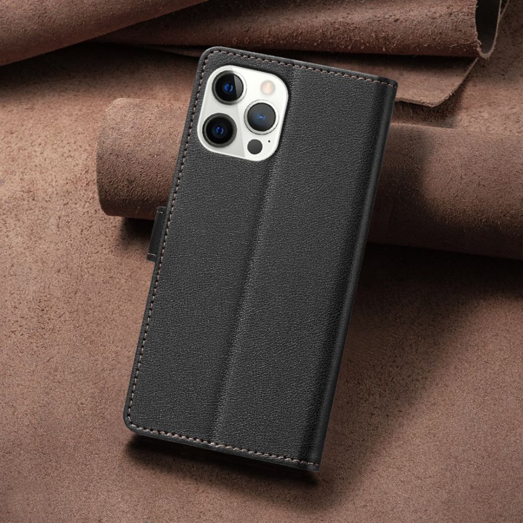 BINFEN COLOR iPhone 12 / 12 Pro Kotelo - Musta