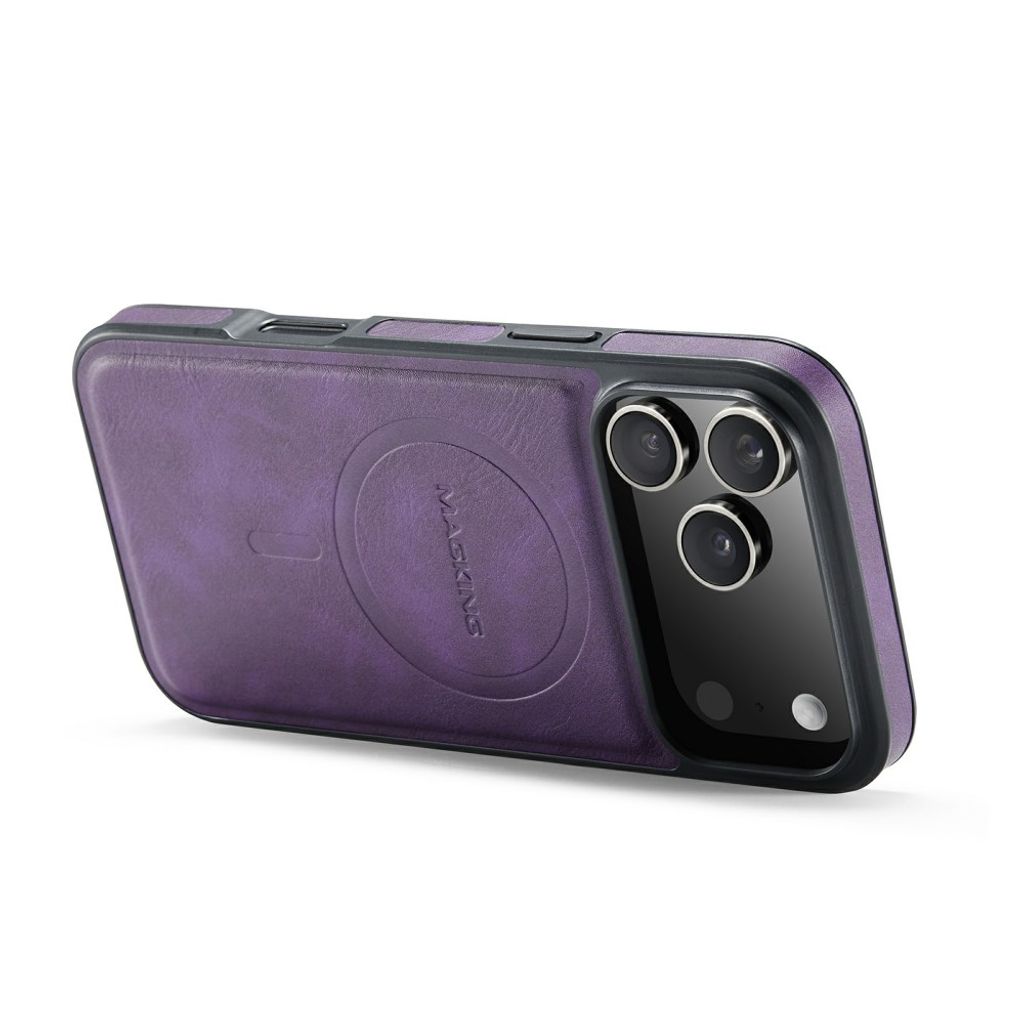 MAGKING K1 iPhone 18 Pro Max / 17 Pro Max MagSafe Deksel i PU-skinn - Lilla