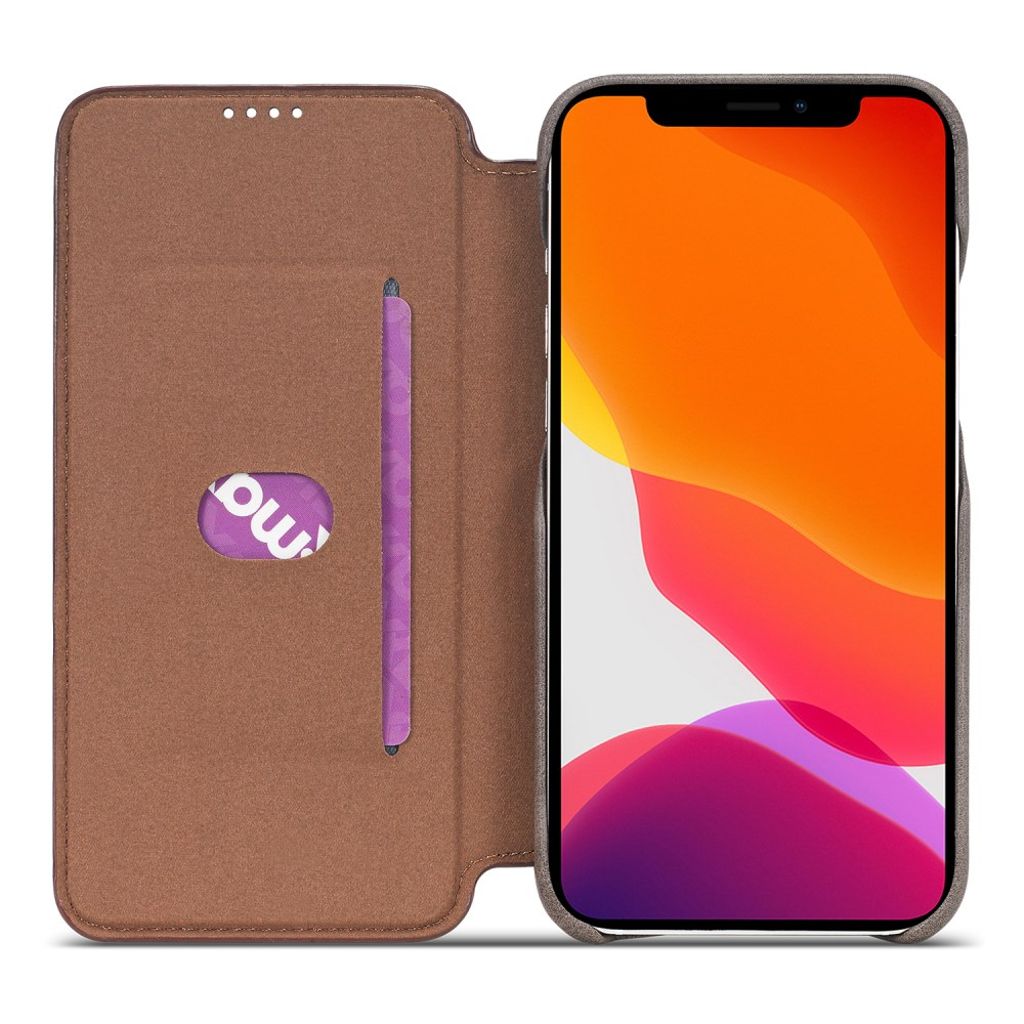 LC.IMEEKE iPhone 12 Pro / 12 Pungetui med Stativ - Grå