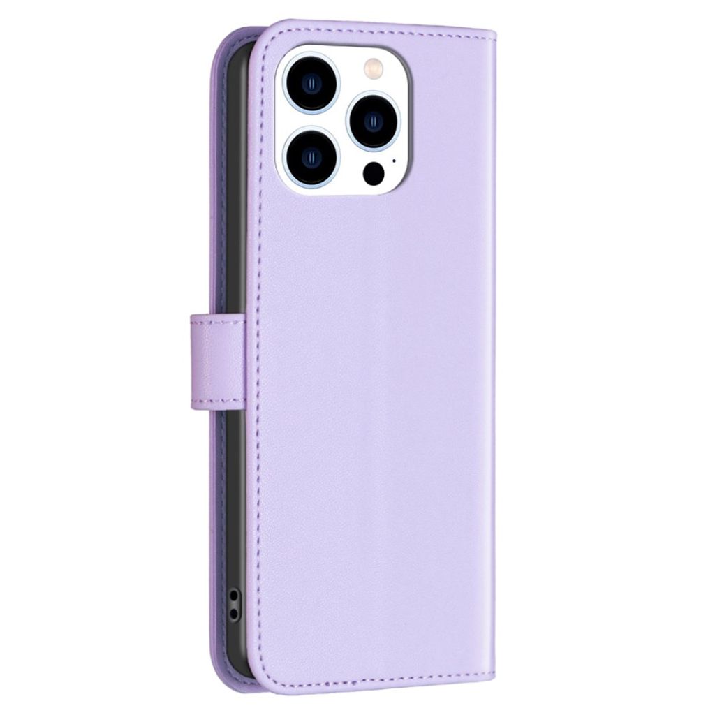 BINFEN COLOR iPhone 14 Pro Max Wallet Cover - Purple