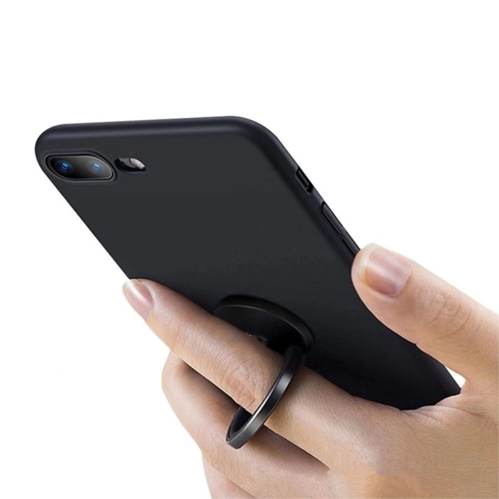 Magnetic ring holder with kickstand for phone – gold