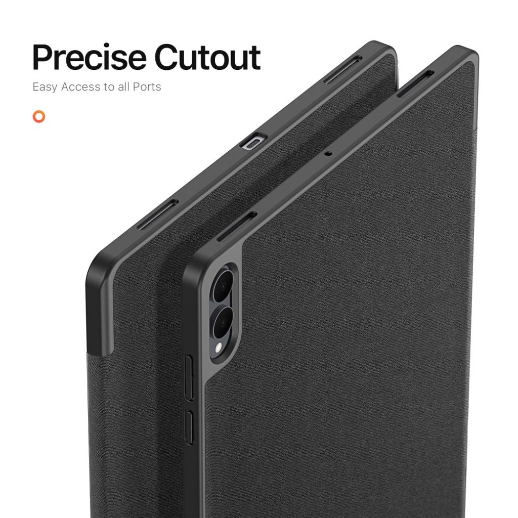 DUX DUCIS Galaxy Tab S11 Ultra etui med tri-fold stativ – svart