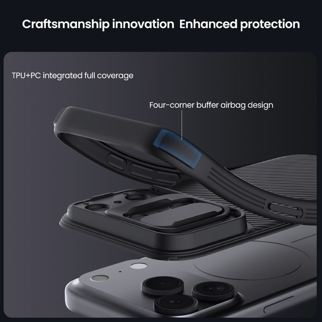 NILLKIN iPhone 17 Pro Max Deksel - Gull
