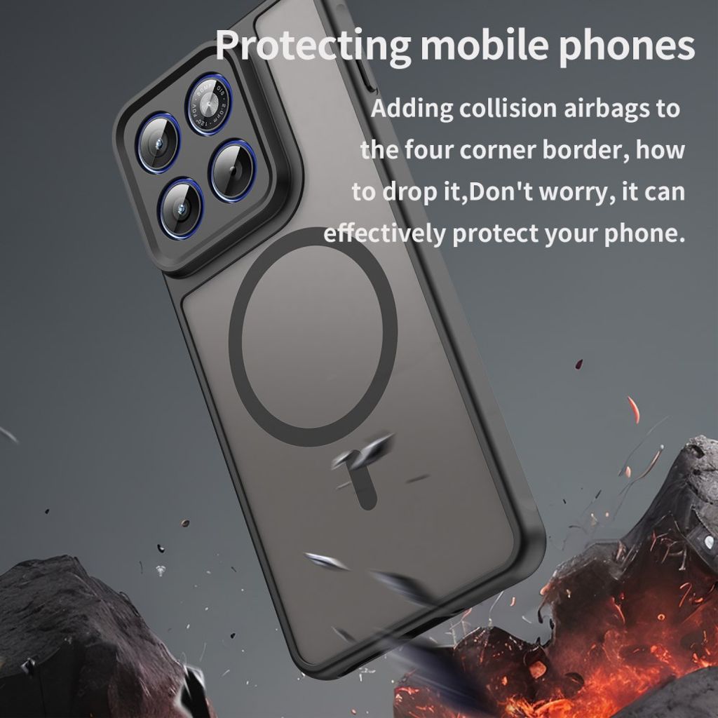 Motorola Edge 70 5G MagSafe Stötsäkert Skal – Svart