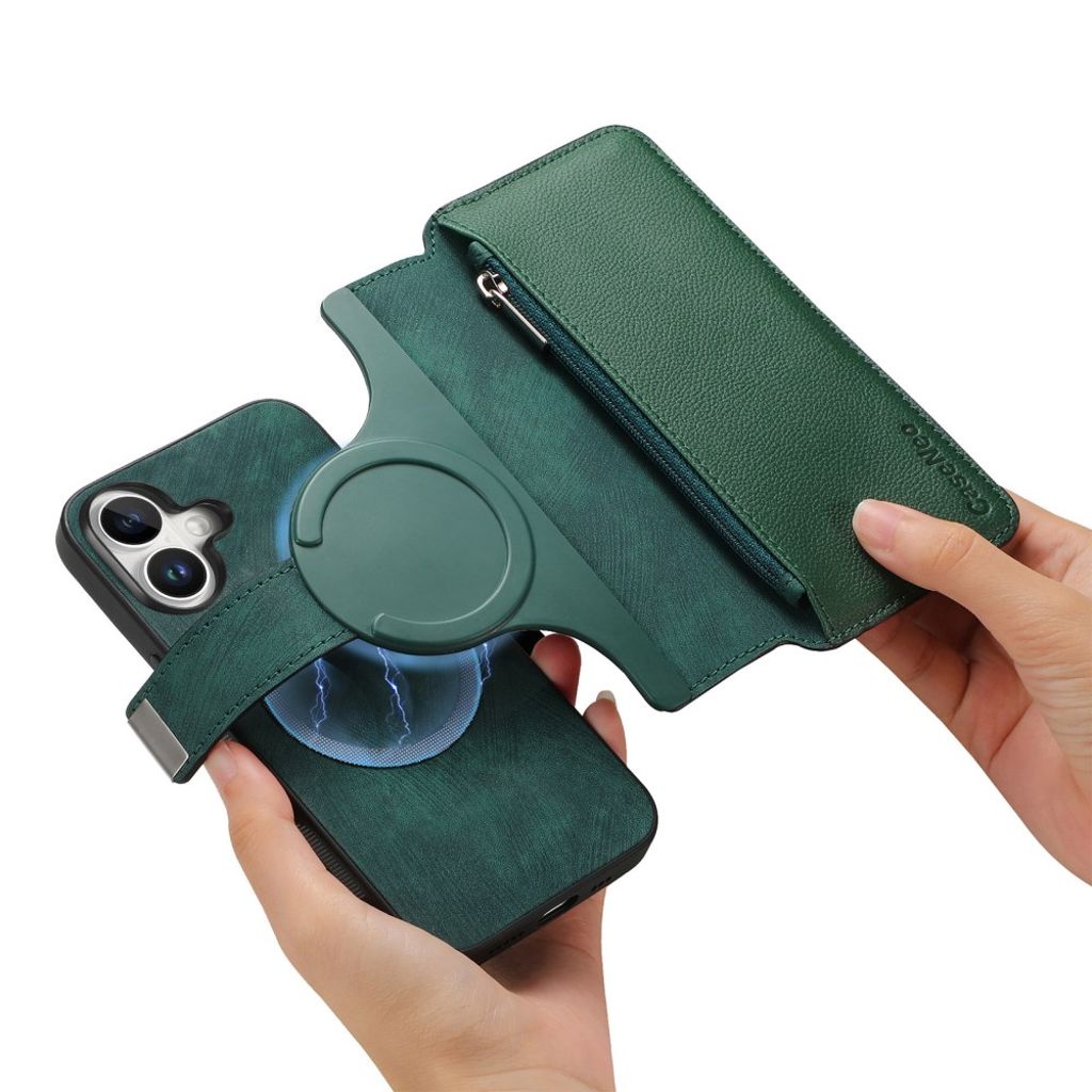 CASENEO iPhone 16 Plus Cover with Stand - Green