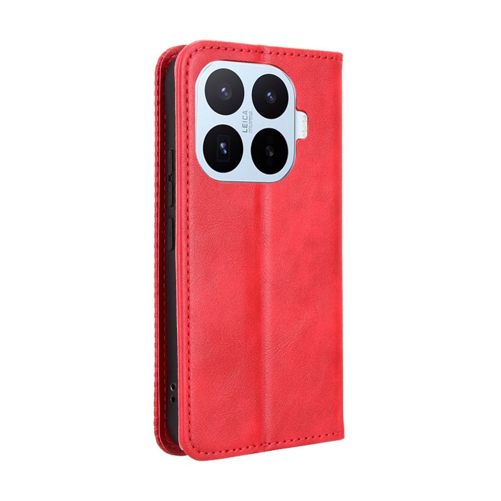 Xiaomi 17T Pro Plånboksfodral i PU-läder - Röd