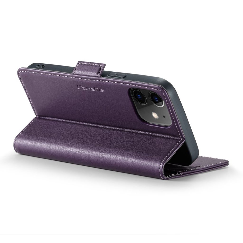 CASEME iPhone 12 / 12 Pro Etui med Kortplads - Lilla