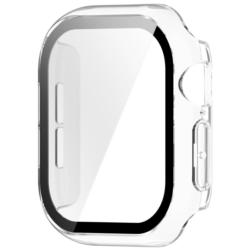 Apple Watch 12 46mm Deksel med skjermbeskytter i herdet glass - Gjennomsiktig