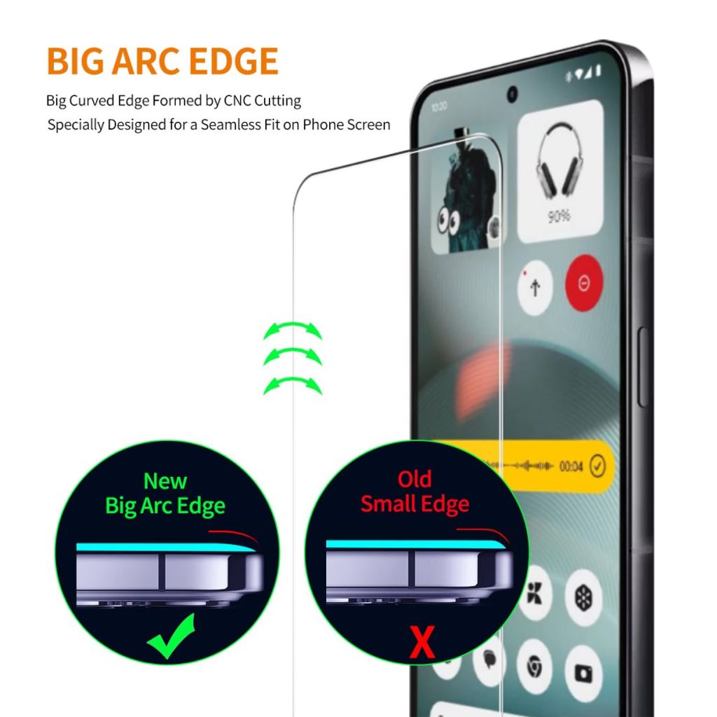 ENKAY HAT PRINCE Nothing Phone (4a) Pro/(4a) Skjermbeskytter 9H - Gjennomsiktig