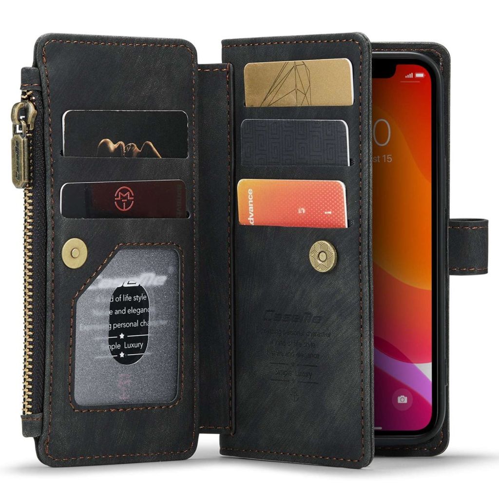 CASEME iPhone 12 Mini Cover with Stand - Black