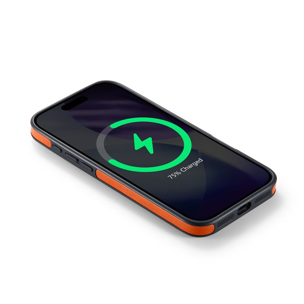 MAGKING K1 iPhone 18 Pro / 17 Pro MagSafe Skal i PU-läder - Orange