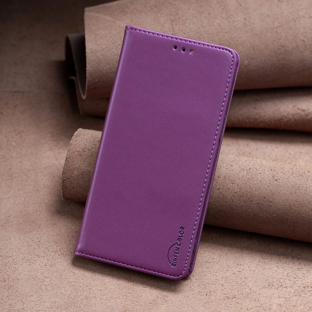 BINFEN COLOR iPhone 16 Plus Wallet Cover Magnetic – Dark Purple