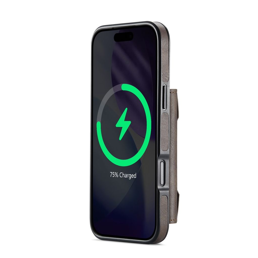 MAGKING iPhone 18 Pro Max/17 Pro Max MagSafe Kuori irrotettavalla lompakolla - Ruskea