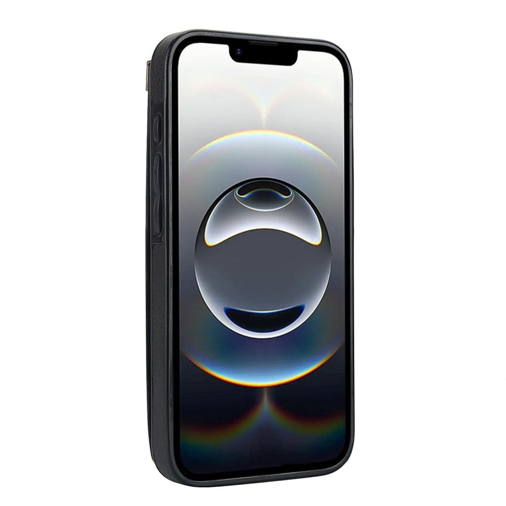 iPhone 16e Case with Card Holder - Black