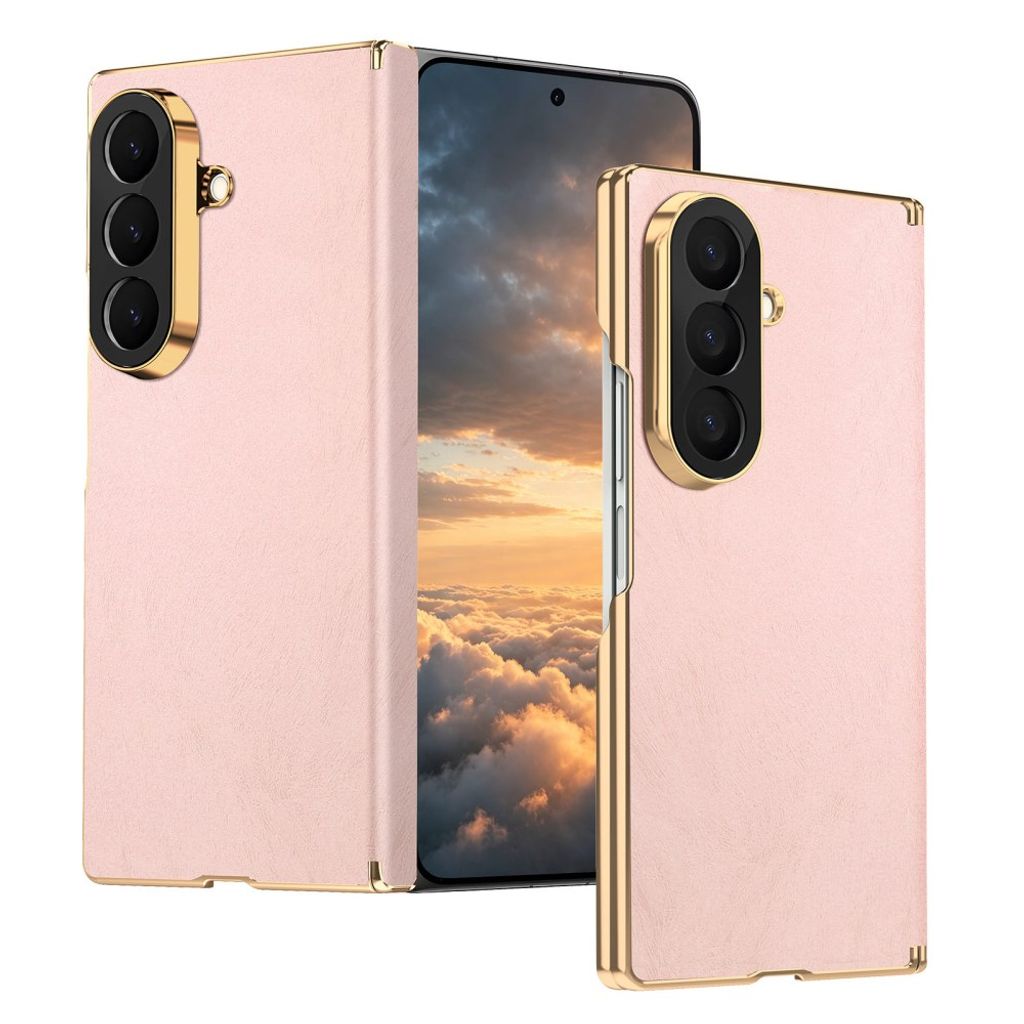 Samsung Galaxy Z Fold8 Ultra MagSafe Kuori PU-nahkaa - Vaaleanpunainen