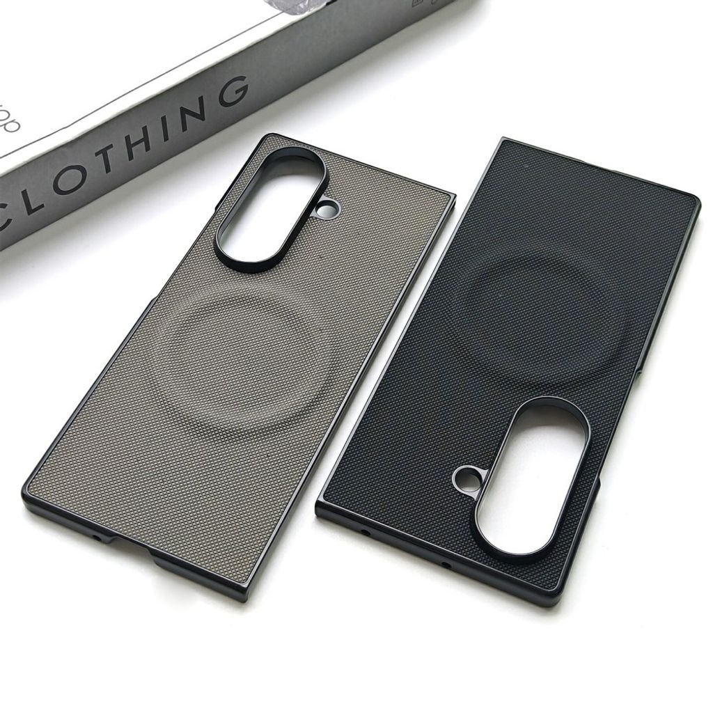 Samsung Galaxy Z Fold8 Ultra MagSafe Kuori PU-nahkaa - Musta