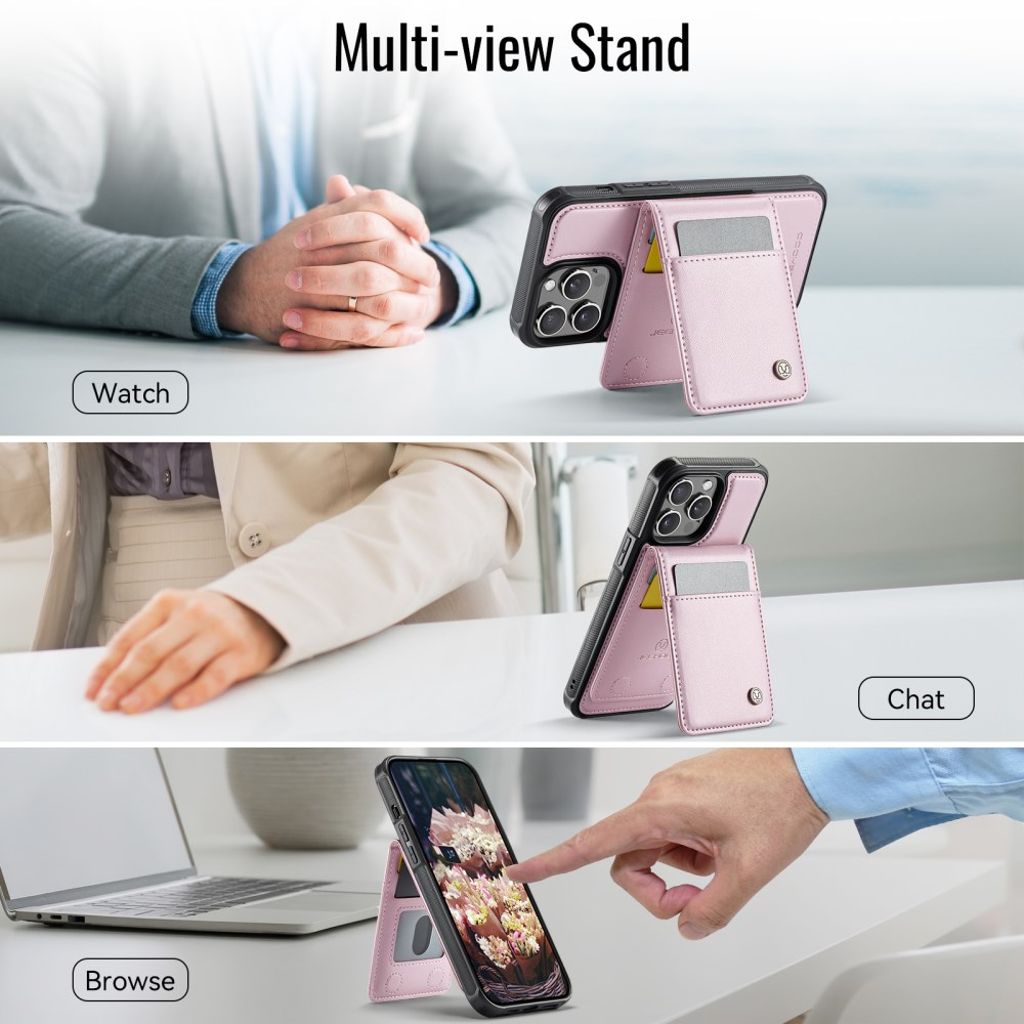 JEEHOOD iPhone 12 Pro Max Skal med MagSafe - Rosa