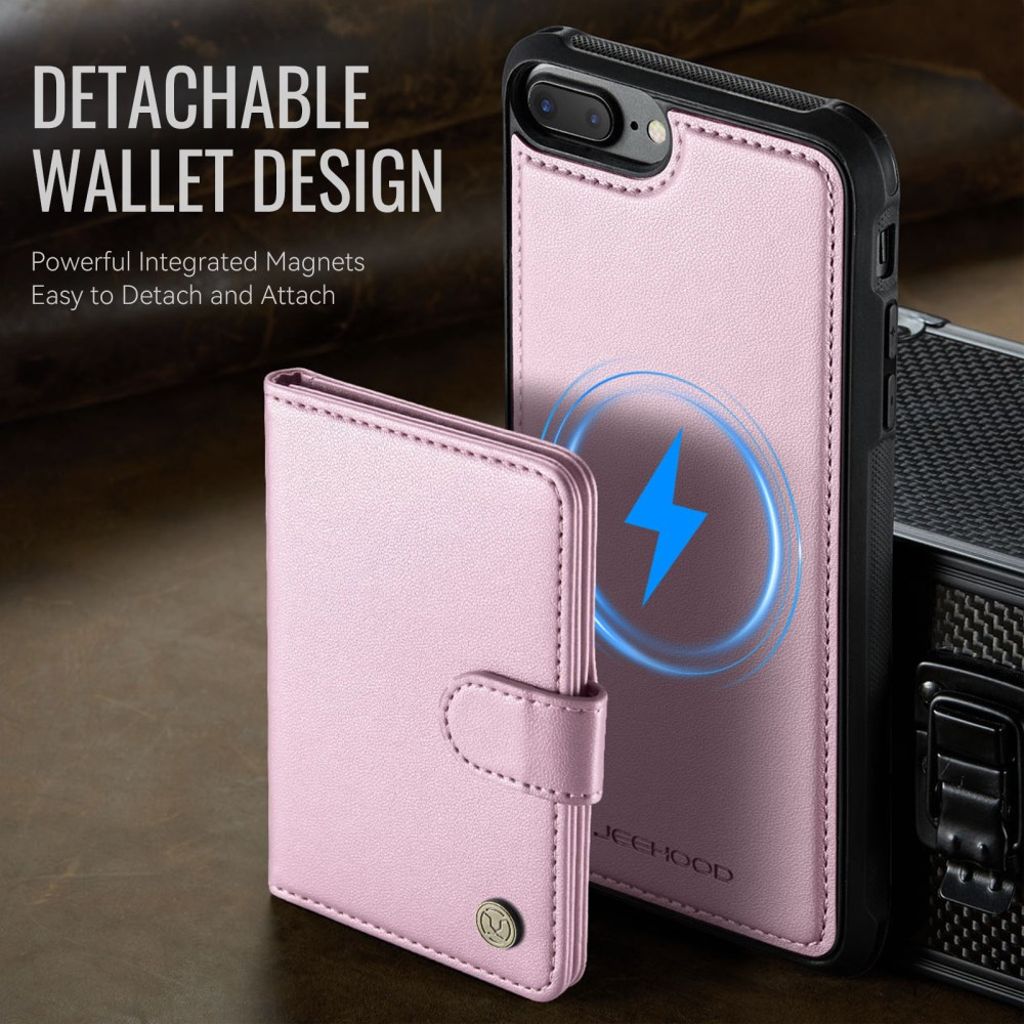 JEEHOOD iPhone 7 Plus / 8 Plus Kuori MagSafe - Vaaleanpunainen