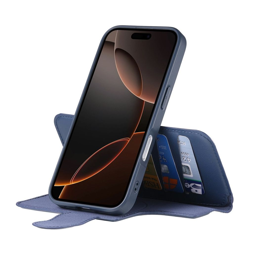 CASENEO iPhone 16 Cover with Stand - Blue