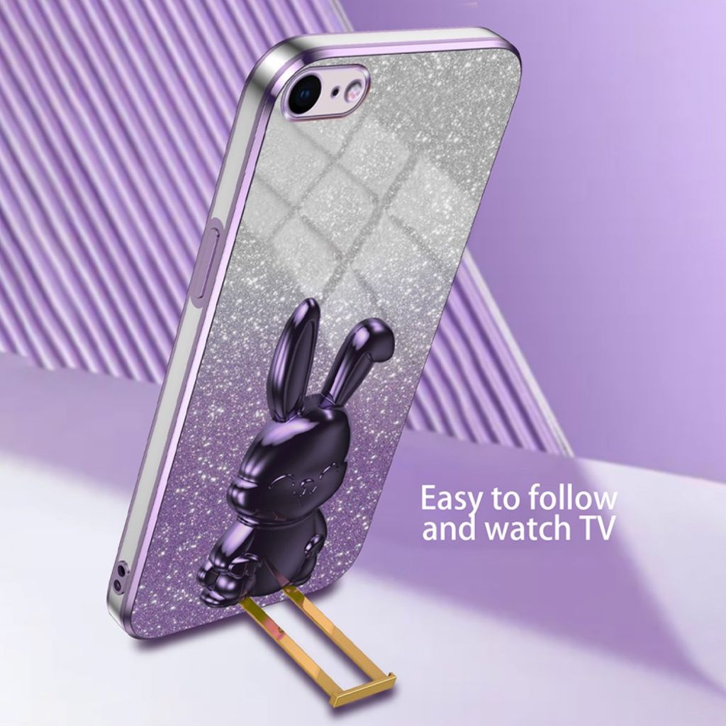 iPhone 6/7/8/SE 2020/2022 Skal med Stativ - Lila