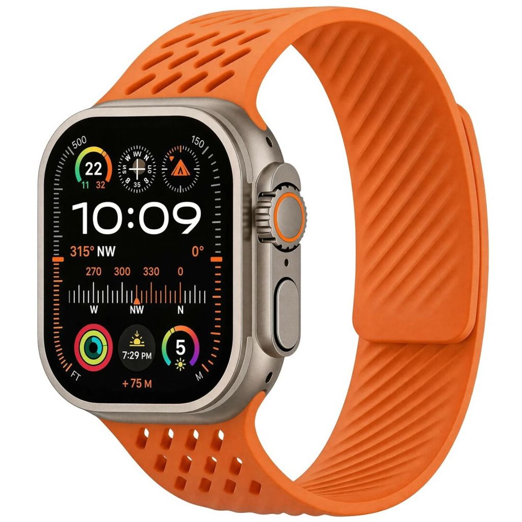 Apple Watch 42 / 41/ 40 / 38mm Klockarmband i Silikon - Orange
