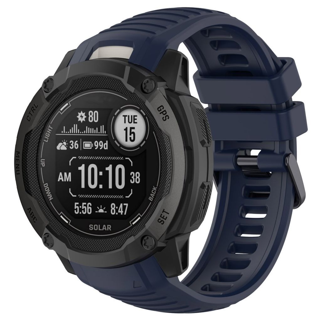 Garmin Instinct 2X Watch Strap in Silicone - Blue