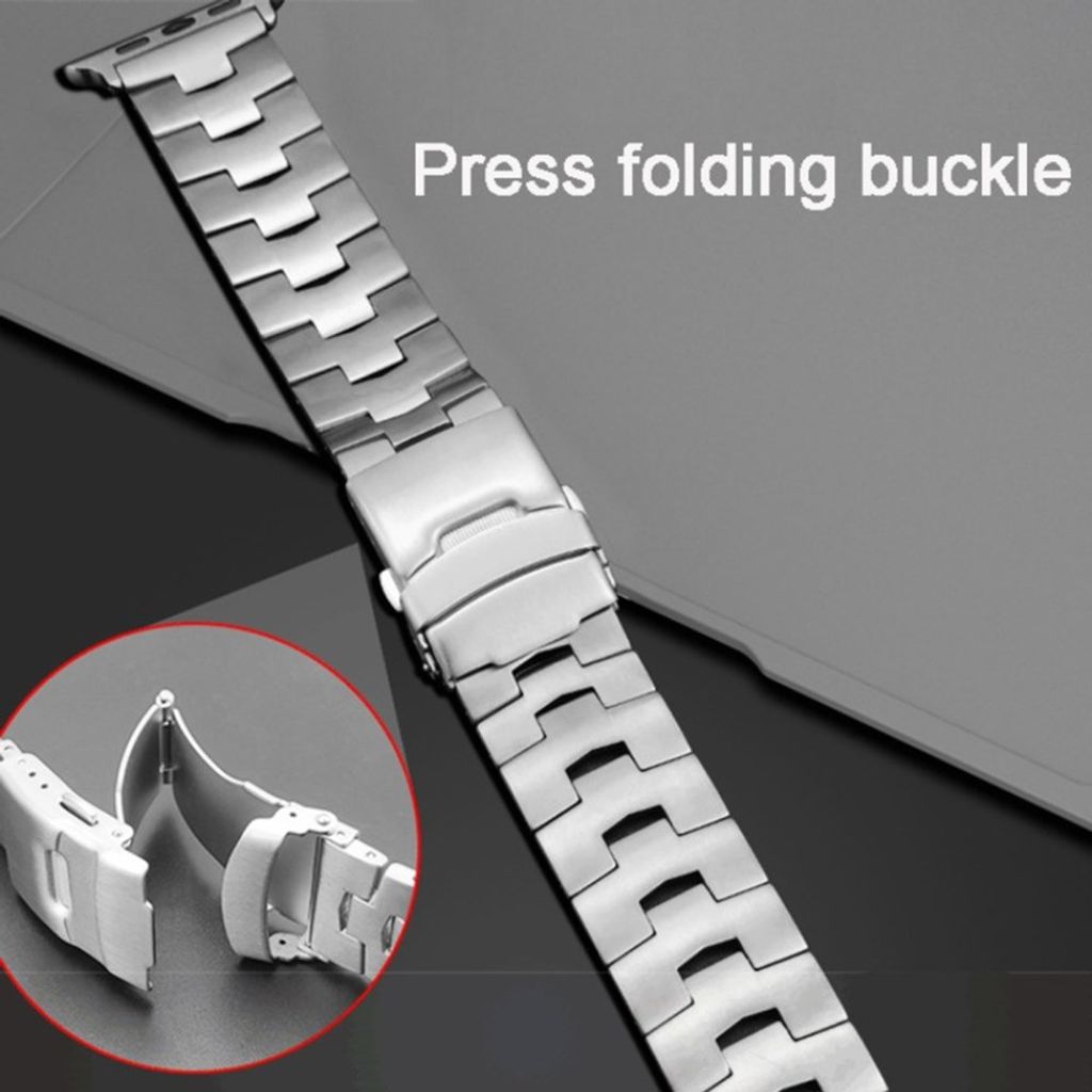 Apple Watch 42 / 41/ 40 / 38mm Klockarmband i titanlegering - Svart