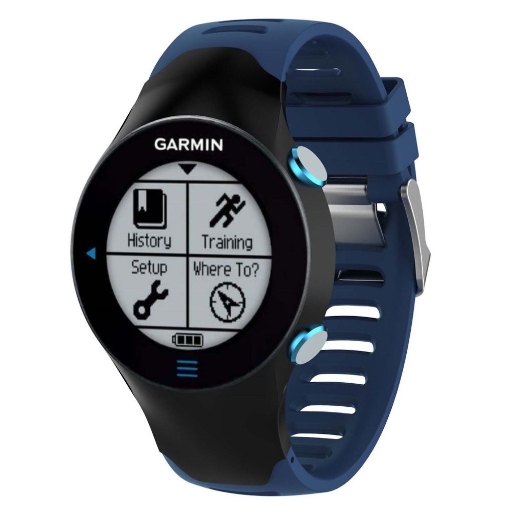 Garmin Forerunner 610 Klockarmband i silikon - mörkblå
