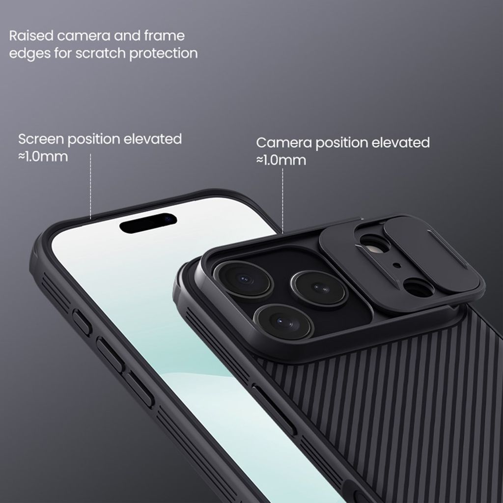 NILLKIN iPhone 17 Pro Skal - Svart