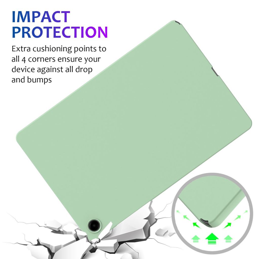 Samsung Galaxy Tab A11 Plus / A9 Plus Skal i silikon - Grön