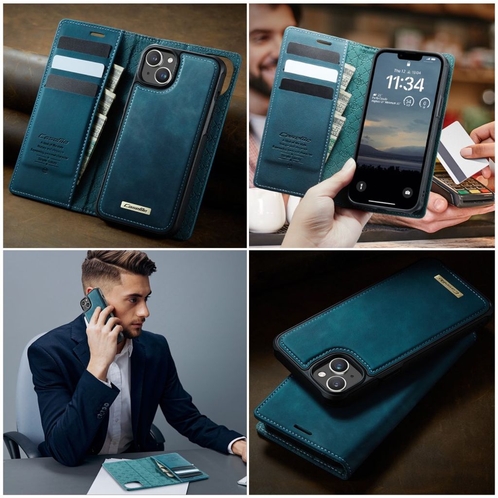 CASEME iPhone 14 Plus / iPhone 15 Plus Kotelo MagSafe - Vihreä