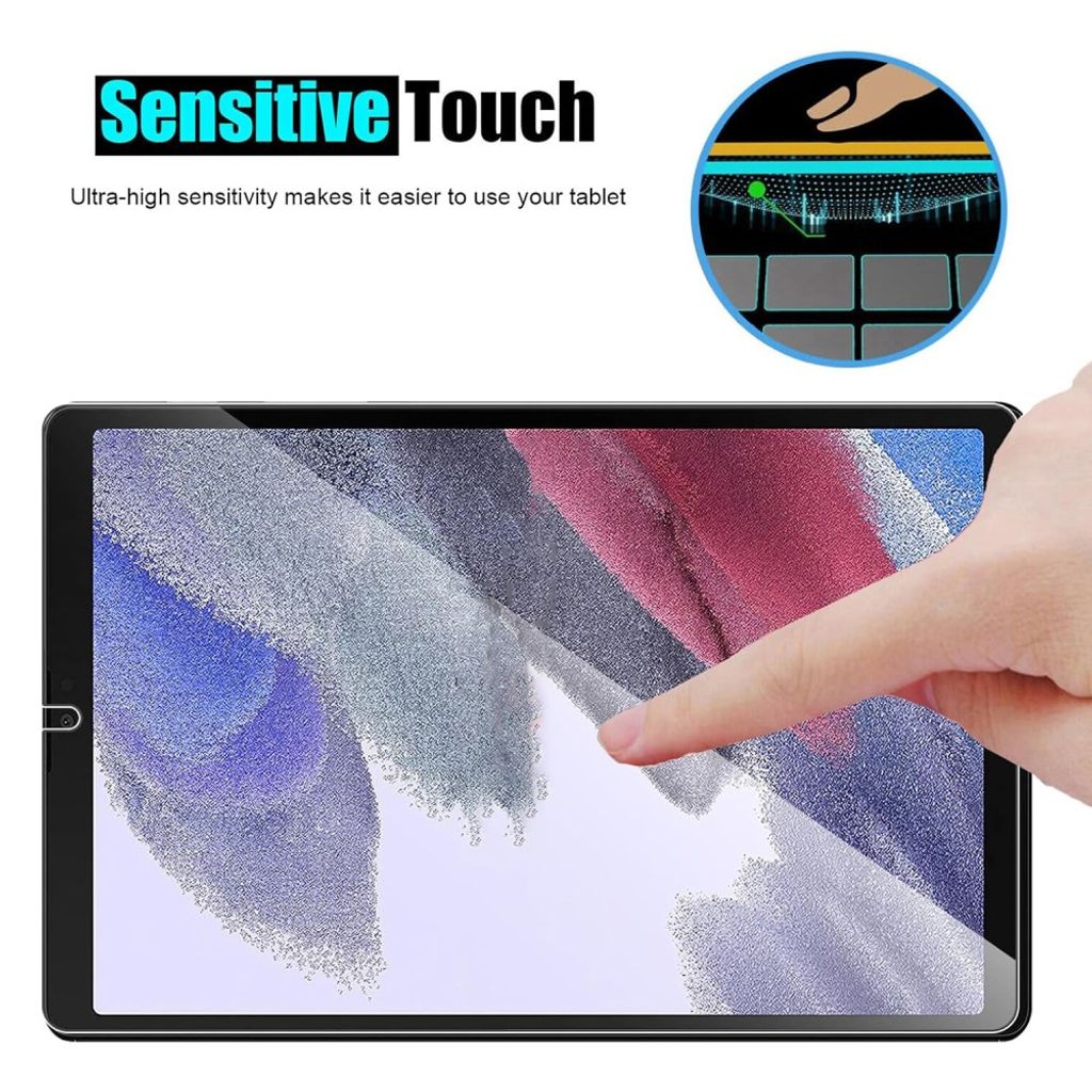 Samsung Galaxy Tab A11/A9 Herdet Skjermbeskytter 2.5D 9H 2 stk - Gjennomsiktig