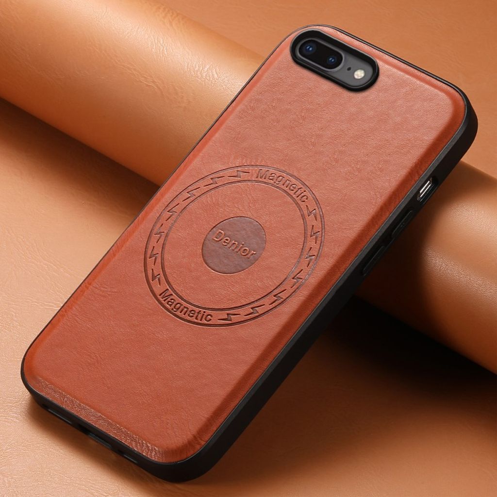 DENIOR iPhone 7 Plus / 8 Plus Cover med MagSafe - Brun