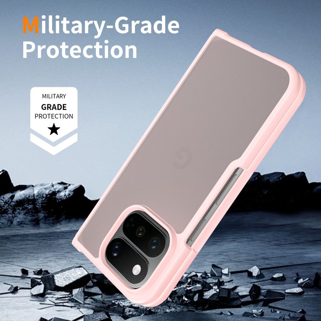 Google Pixel 11 Pro Fold Skal med akrylbaksida - Rosa
