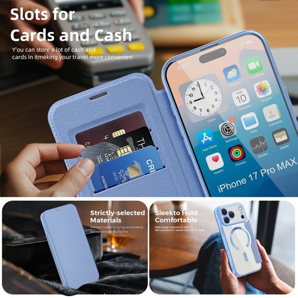 iPhone 17 Pro Cover with MagSafe - Blue