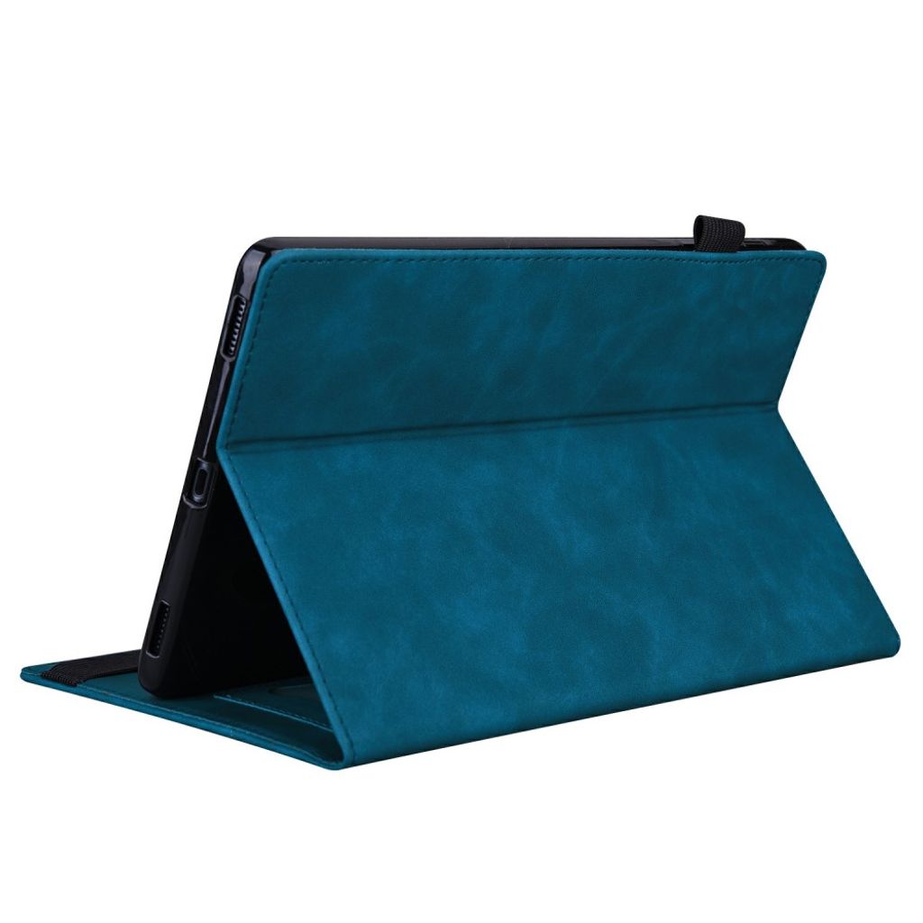 Samsung Galaxy Tab S12 Plus Folio flip cover med kortlommer - Blå