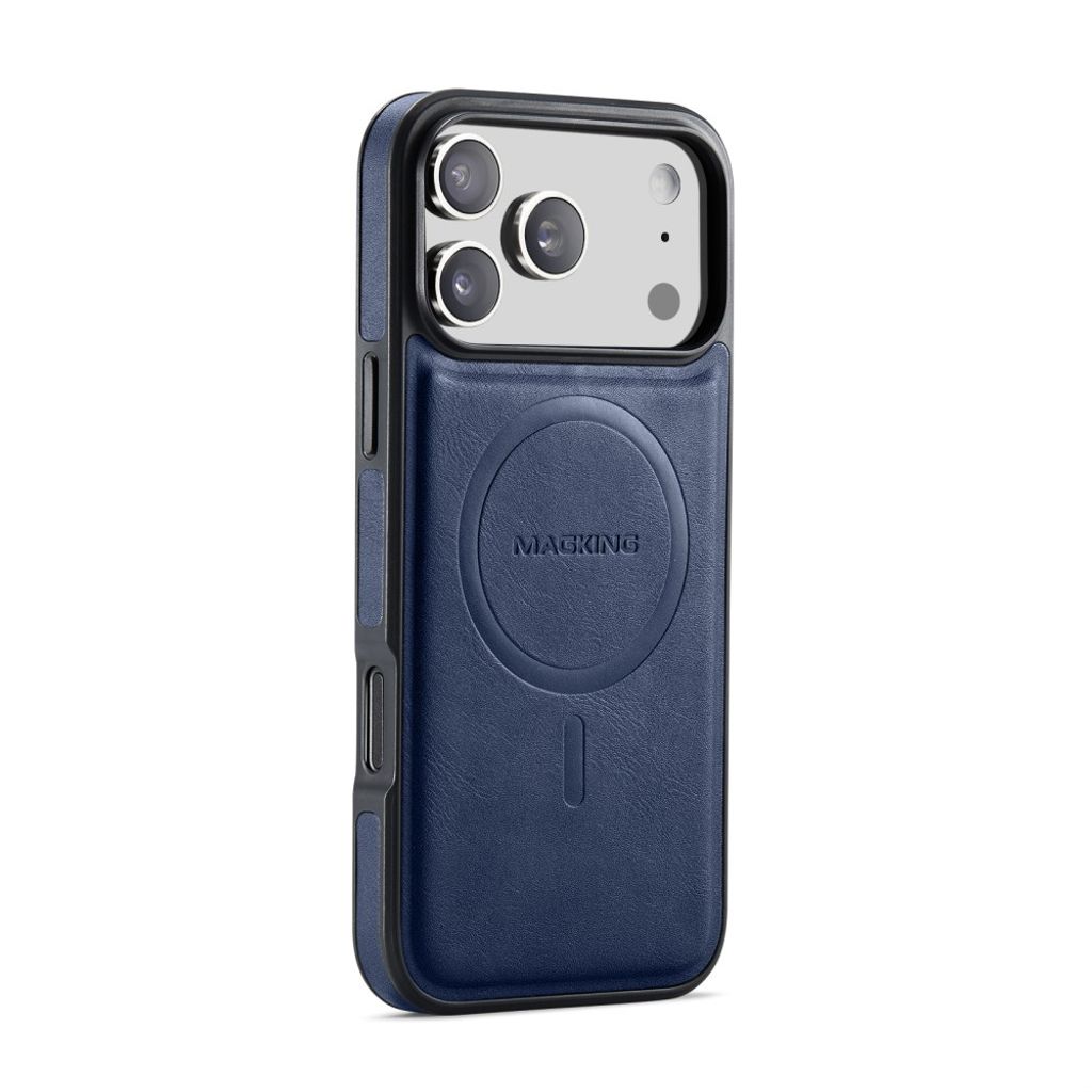 MAGKING iPhone 18 Pro Max/17 Pro Max MagSafe Kuori irrotettavalla lompakolla - Sininen