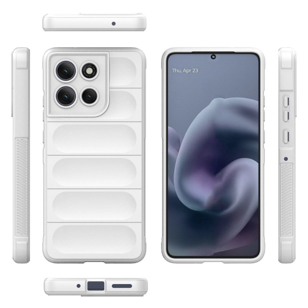 Motorola Moto G86 Power 5G Deksel Støtsikker TPU - Hvit